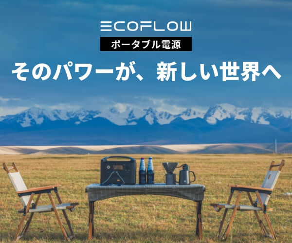 世界最速で充電可能なポータブル電源 【EcoFlow（エコフロー）】